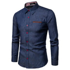 Camisa Masculina Manga Longa Casual Social