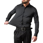 Camisa Social Masculina Slim Elástica Firenzo