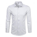 Camisa Social Masculina Slim Elástica Firenzo