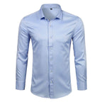 Camisa Social Masculina Slim Elástica Firenzo