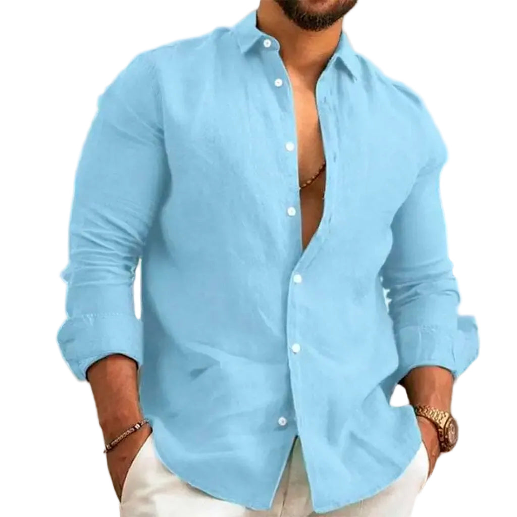 Camisa de Linho Masculina Firenzo
